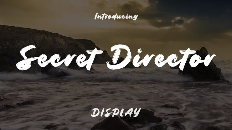 Secret Director Font