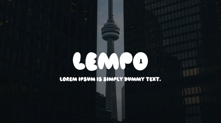 Lempo Font