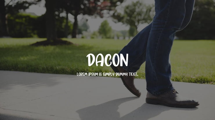 Dacon Font