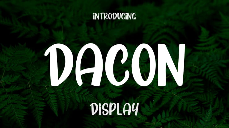 Dacon Font