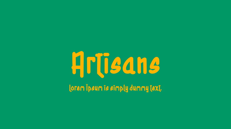 Artisans Font