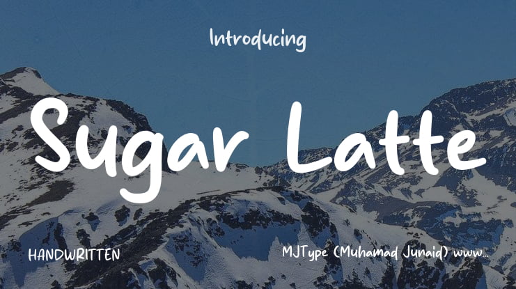 Sugar Latte Font