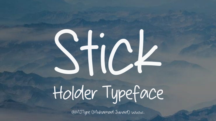 Stick Holder Font