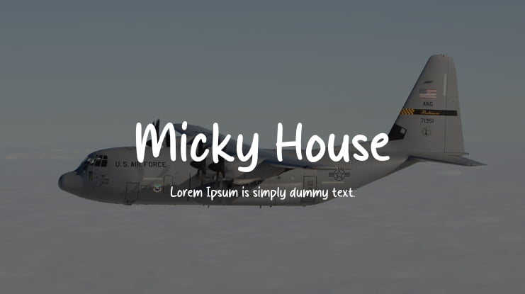 Micky House Font