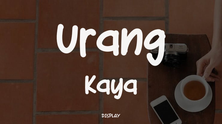 Urang Kaya Font