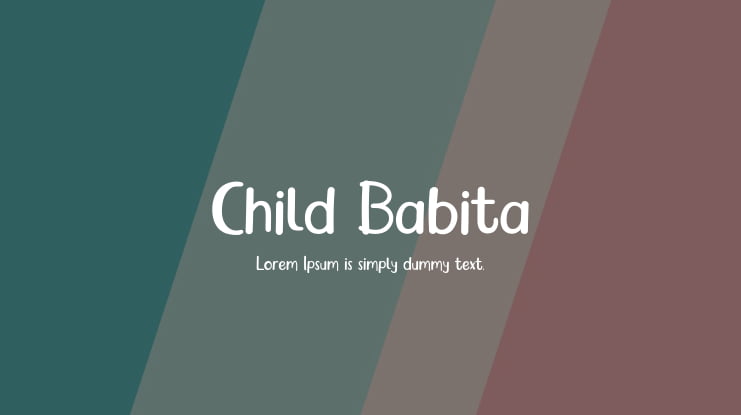 Child Babita Font