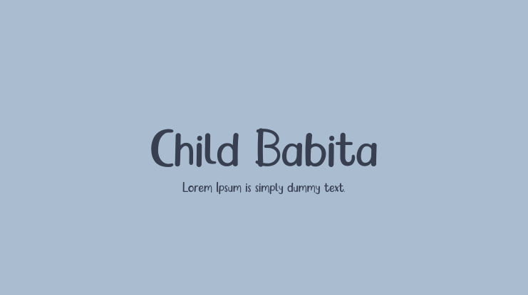 Child Babita Font