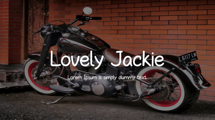 Lovely Jackie Font