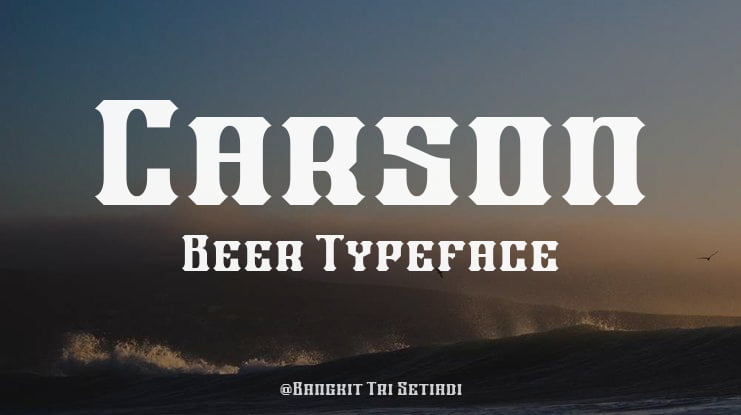 Carson Beer Font