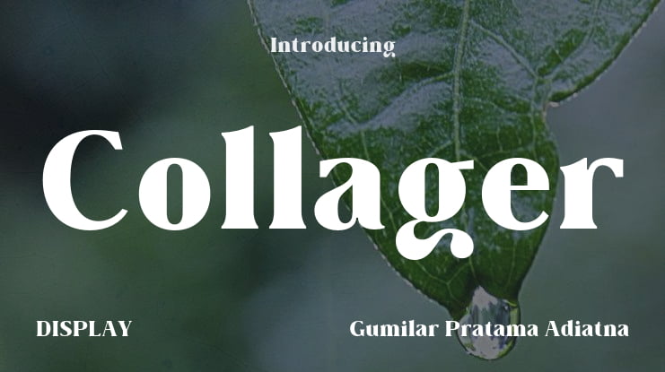 Collager Font