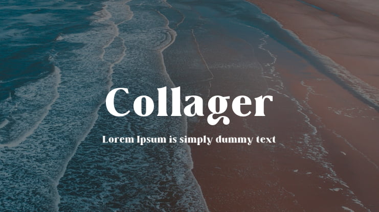 Collager Font