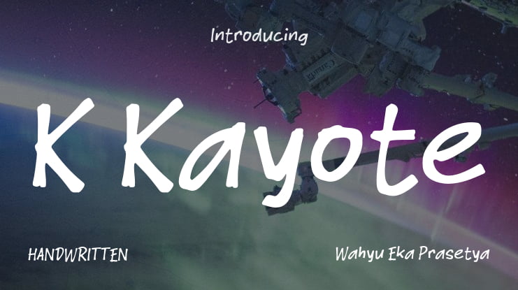 K Kayote Font