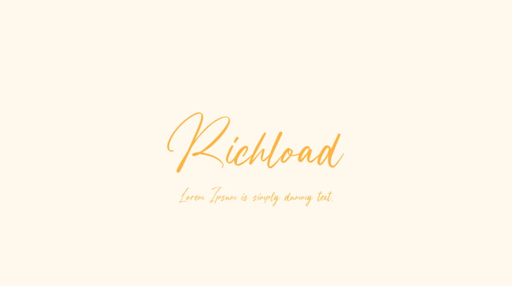 Richload Font