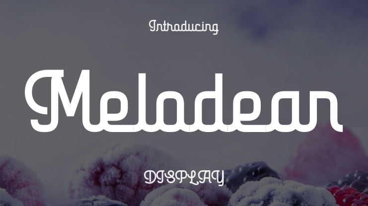 Melodean Font