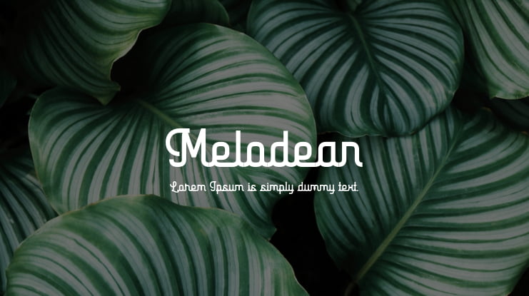 Melodean Font