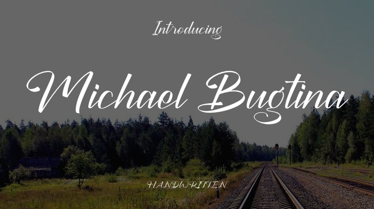 Michael Bugtina Font
