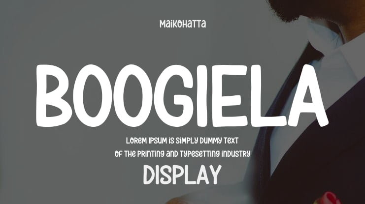 BOOGIELA Font