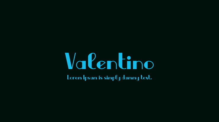 Valentino Font