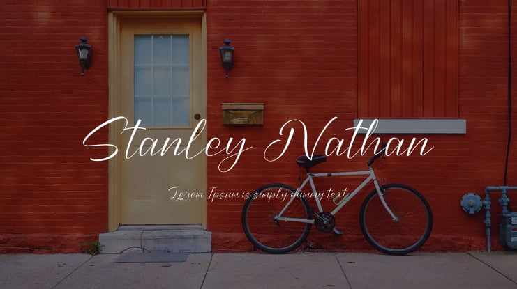 Stanley Nathan Font