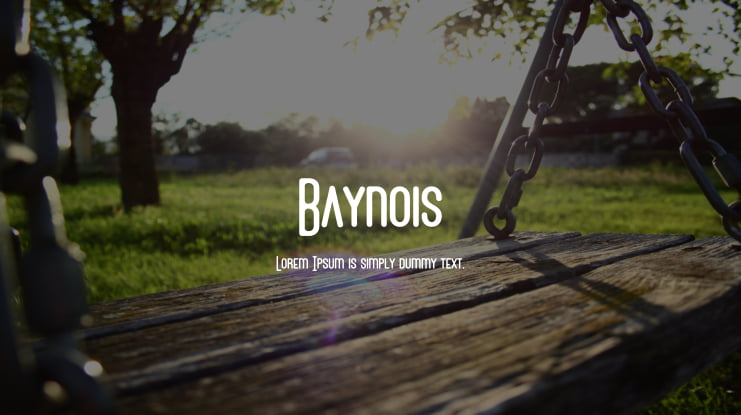 Baynois Font
