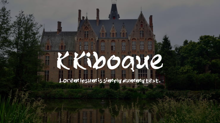 K Kiboque Font