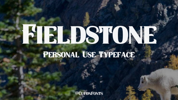Fieldstone Personal Use Font