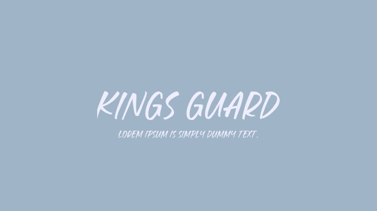 Kings Guard Font