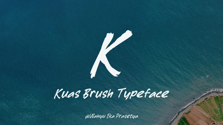 K Kuas Brush Font