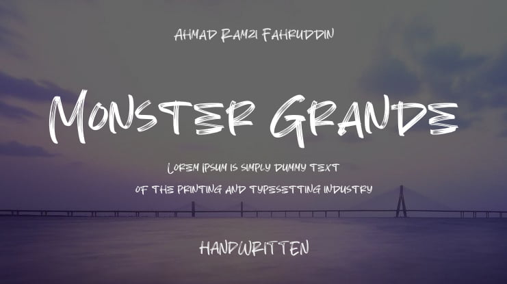 Monster Grande Font