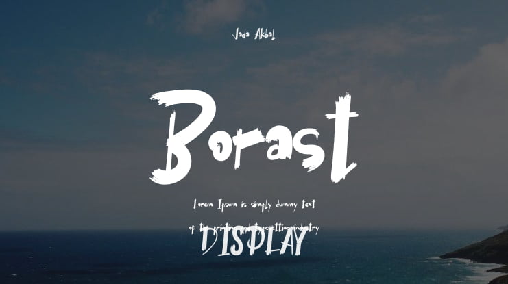 Borast Font