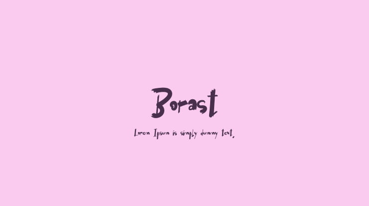 Borast Font