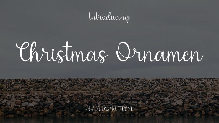 Christmas Ornamen Font