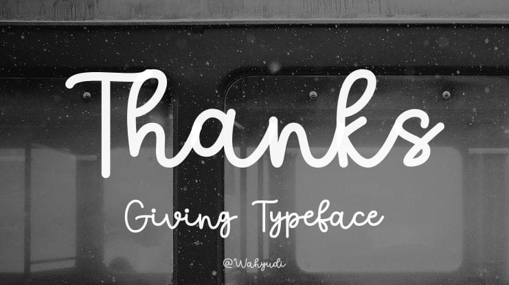 Thanks Giving Font