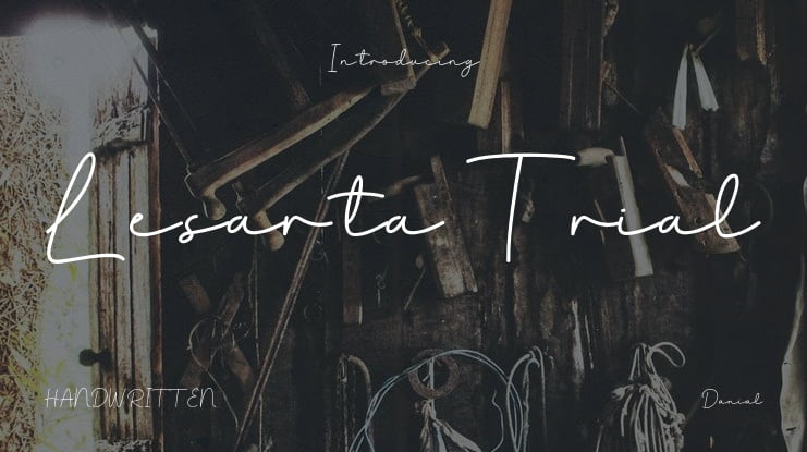 Lesarta Trial Font