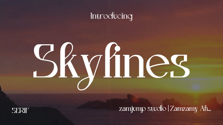 Skylines Font