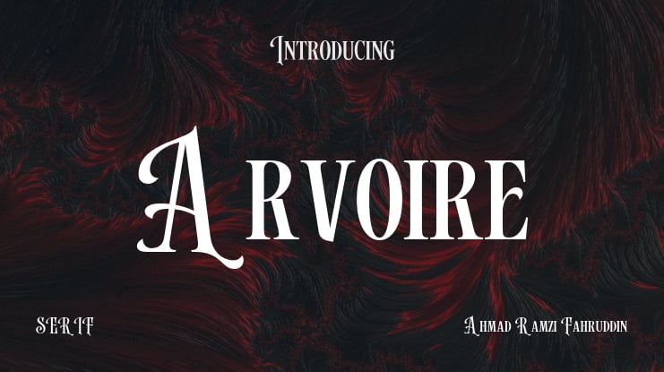 Arvoire Font