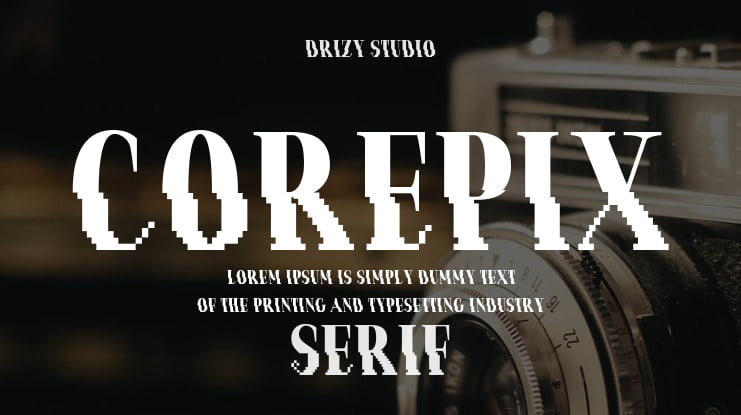 Corepix Font