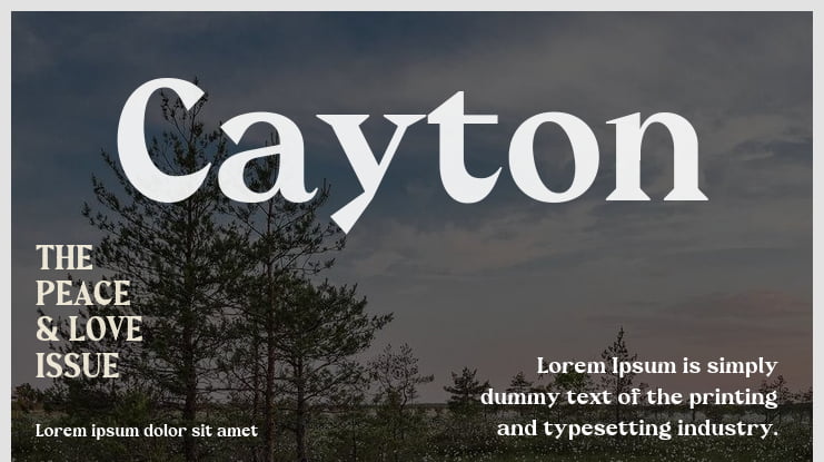 Cayton Font