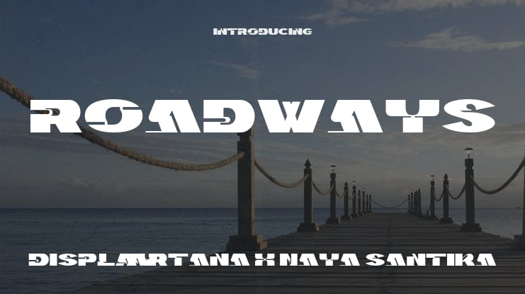 Roadways Font