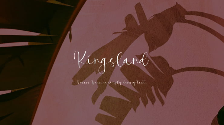 Kingsland Font