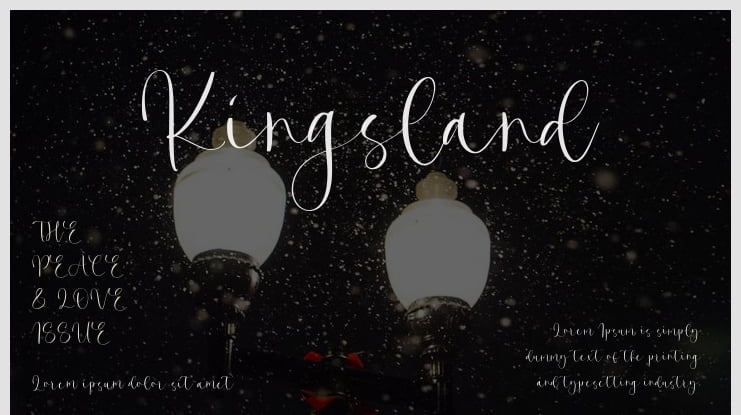 Kingsland Font