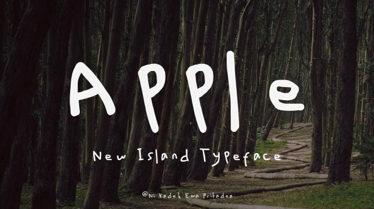 Apple New Island Font