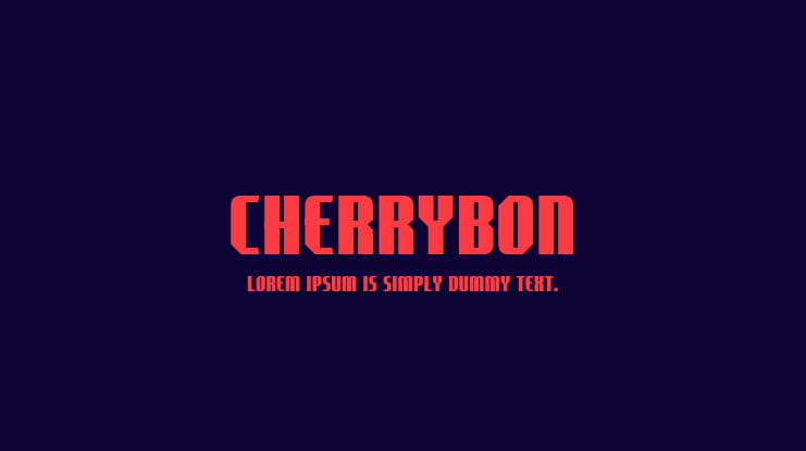 Cherrybon Font