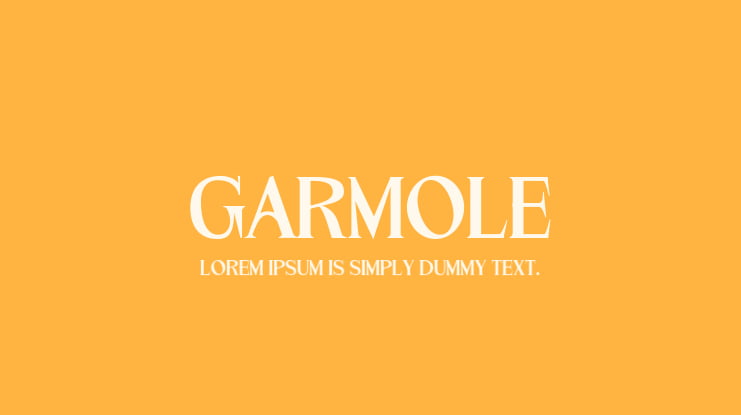 Garmole Font