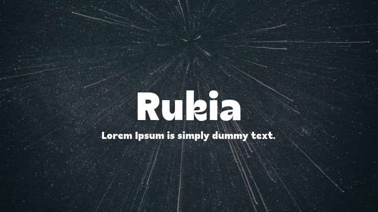 Rukia Font