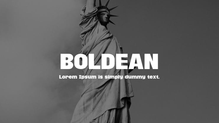 BOLDEAN Font