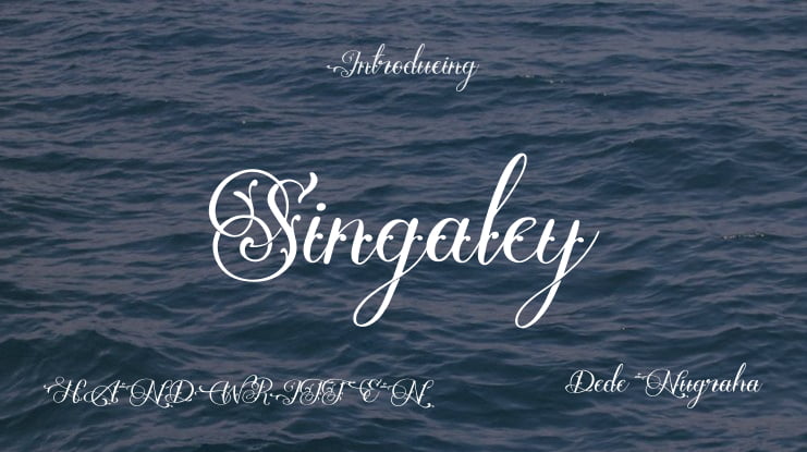 Singaley Font