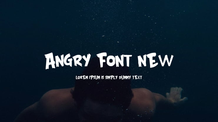 Angry Font New