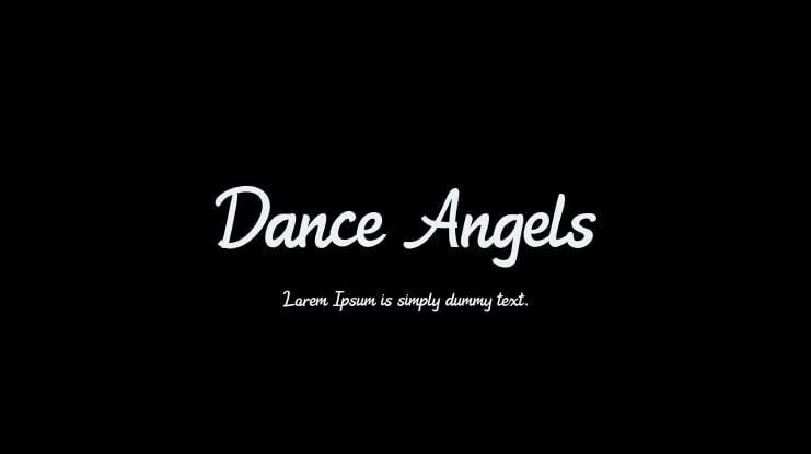 Dance Angels Font
