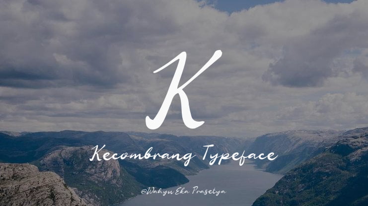 K Kecombrang Font